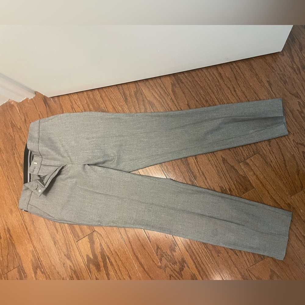 Zara gray cropped work slacks